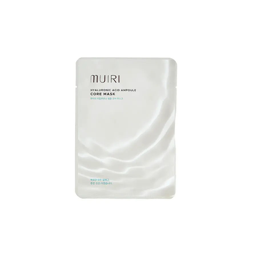 Mặt nạ MUIRI Ampoule Core Hyaluronic - Dưỡng ẩm chuyên sâu, cải thiện độ căng mọng