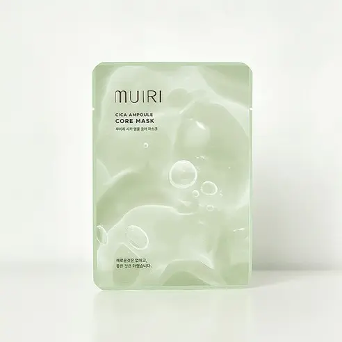 Mặt nạ MUIRI Ampoule Core Cica - Làm dịu kích ứng, phục hồi da