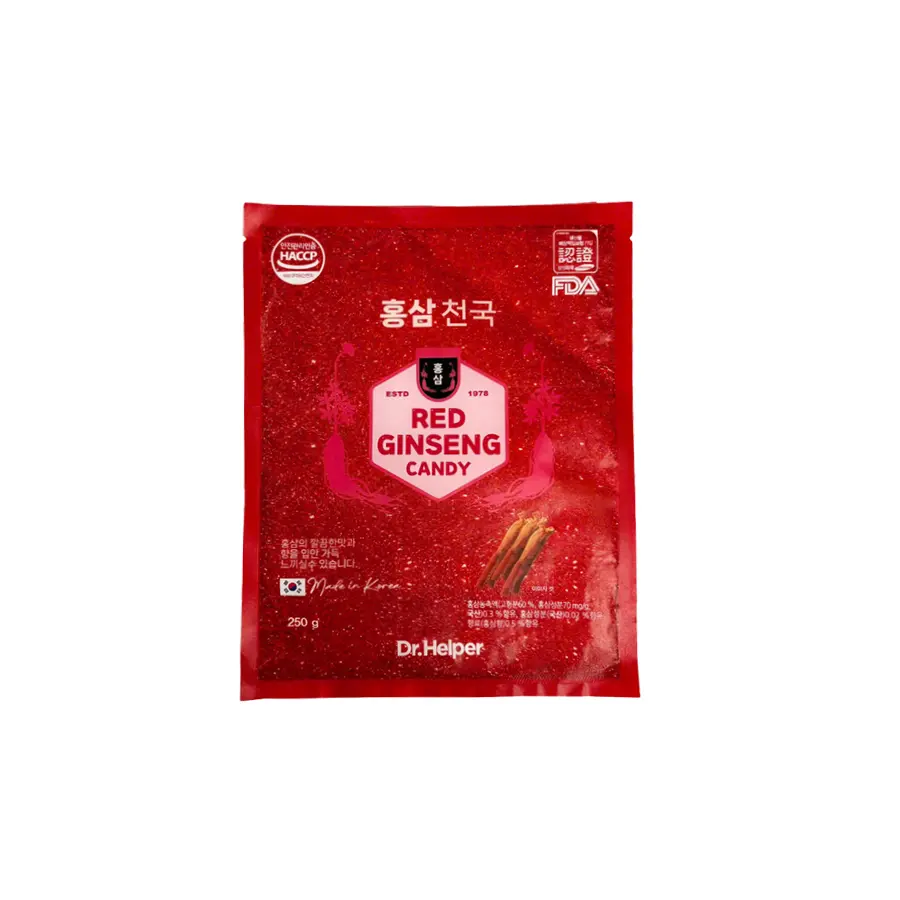 Kẹo hồng sâm Hàn Quốc bịch 250g
