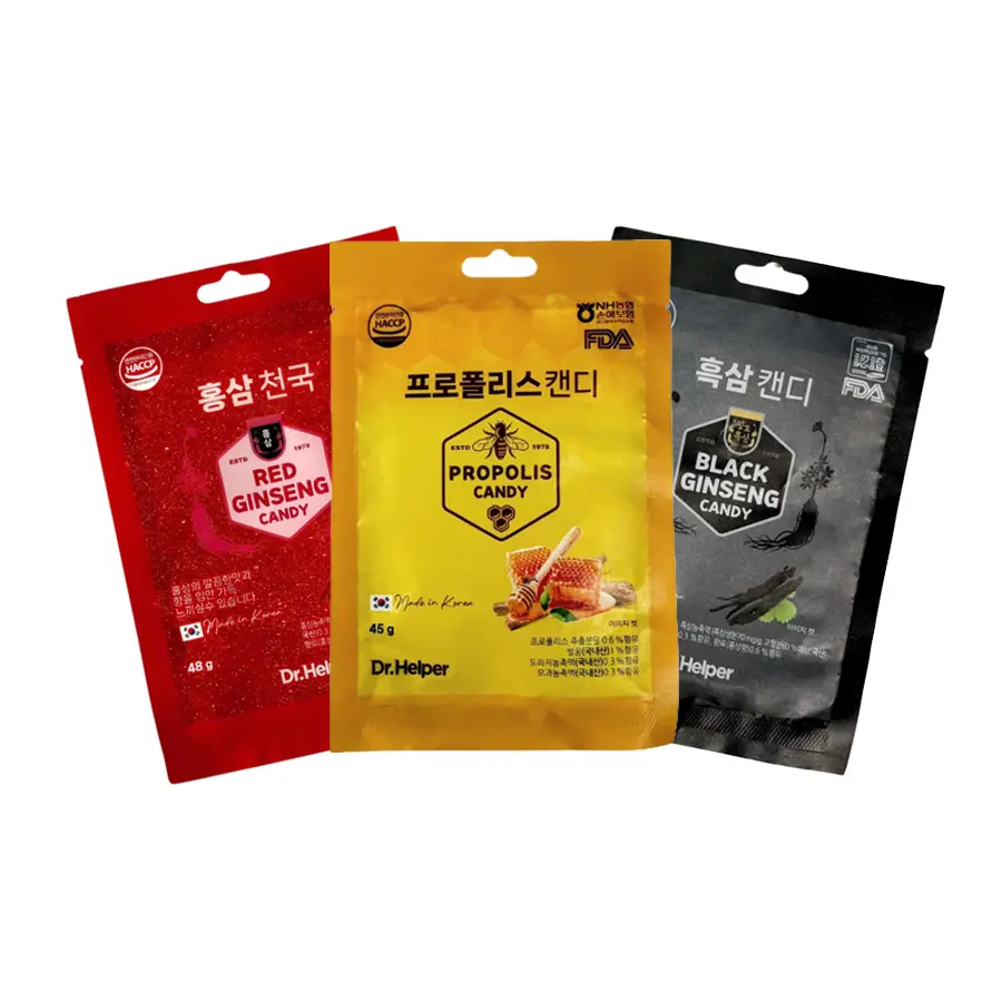 Combo 10 gói (mix vị) kẹo ngậm thảo dược Hàn Quốc Dr Helper giúp thông cổ, dịu họng, tăng cường sức khỏe