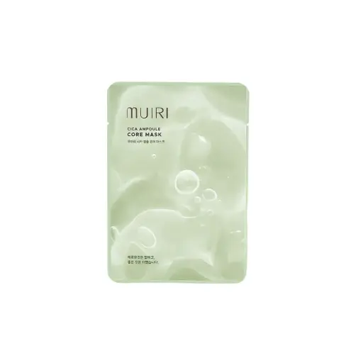 Mặt nạ MUIRI Ampoule Core Cica - Làm dịu kích ứng, phục hồi da