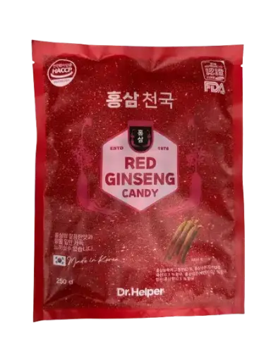Kẹo hồng sâm Hàn Quốc bịch 250g