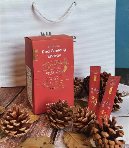 Nước uống hồng sâm Hàn Quốc Baeknyeongo hộp 30 gói